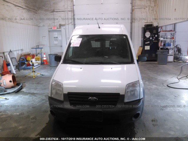 NM0LS6AN4DT171825 - 2013 FORD TRANSIT CONNECT  WHITE photo 6