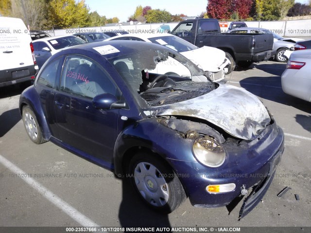 3VWBS21C81M421810 - 2001 VOLKSWAGEN NEW BEETLE GL 蓝色 照片 1