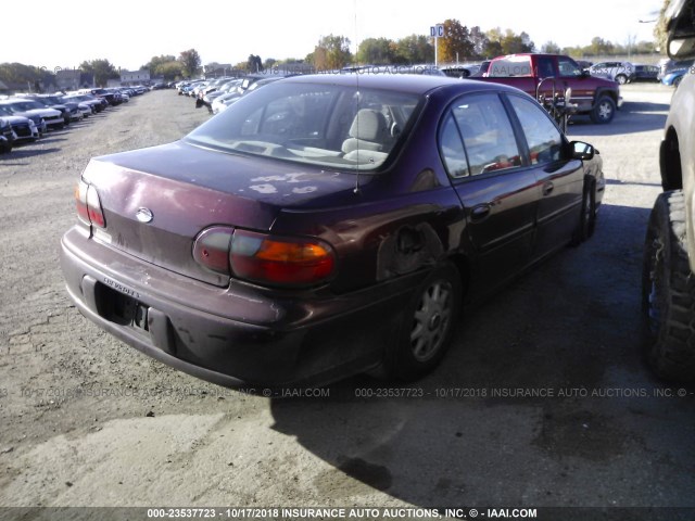 1G1NE52M0V6117191 - 1997 CHEVROLET MALIBU LS მუქწითელი ფოტო 4