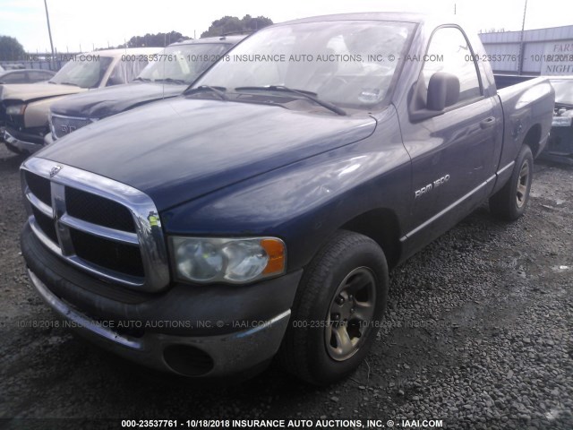 1D7HA16KX5J646071 - 2005 DODGE RAM 1500 ST BLUE photo 2