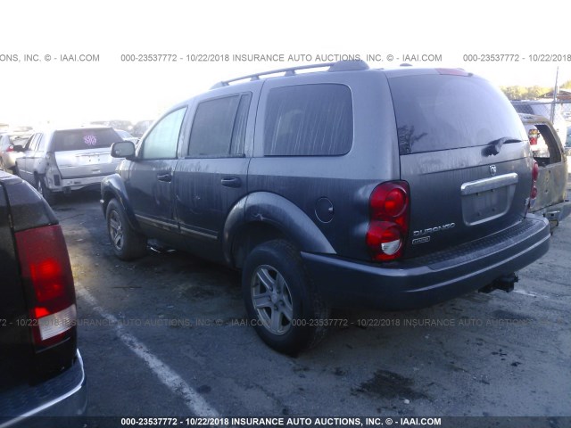 1D8HB58D14F191708 - 2004 DODGE DURANGO LIMITED GRAY photo 3