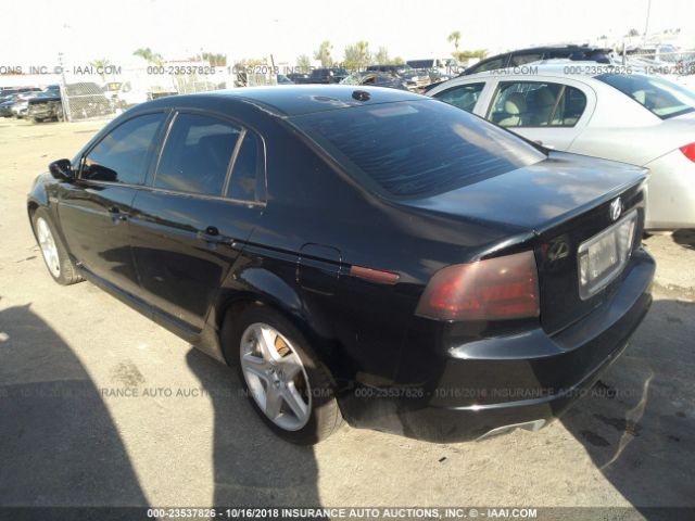 19UUA66266A045569 - 2006 ACURA 3.2TL BLACK photo 3