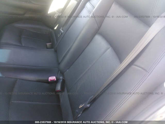 1HGCP26899A072583 - 2009 HONDA ACCORD EXL GRAY photo 8