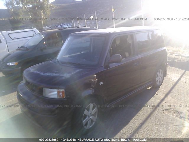 JTLKT334440131152 - 2004 TOYOTA SCION XB Bənövşəyi foto 2