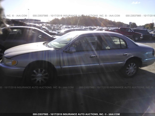 1LNHM97V8YY817335 - 2000 LINCOLN CONTINENTAL  TAN photo 2