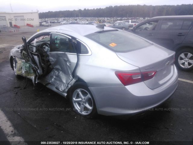 1G1ZB5ST0GF178609 - 2016 CHEVROLET MALIBU LS 银色 照片 3