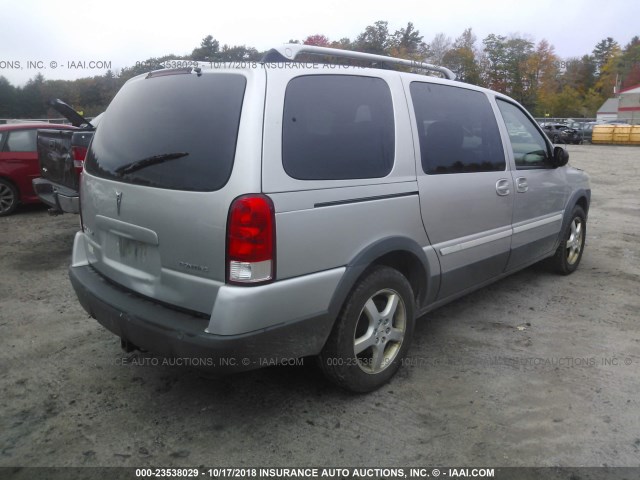 1GMDV33L86D146993 - 2006 PONTIAC MONTANA SV6 GRAY photo 4