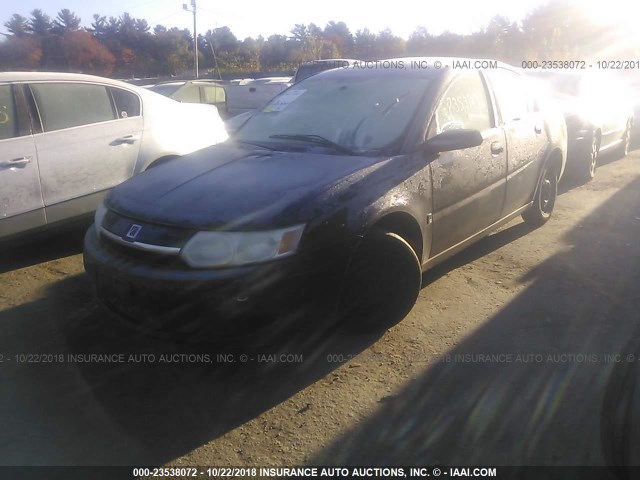 1G8AG52F14Z134297 - 2004 SATURN ION LEVEL 1 BLACK photo 2