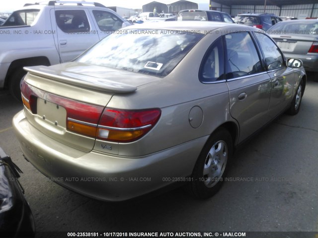 1G8JW52RXYY629011 - 2000 SATURN LS2 TAN photo 4