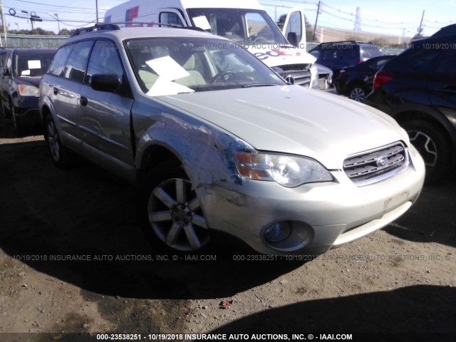 4S4BP61C477344430 - 2007 SUBARU LEGACY OUTBACK 2.5I Champagne photo 1