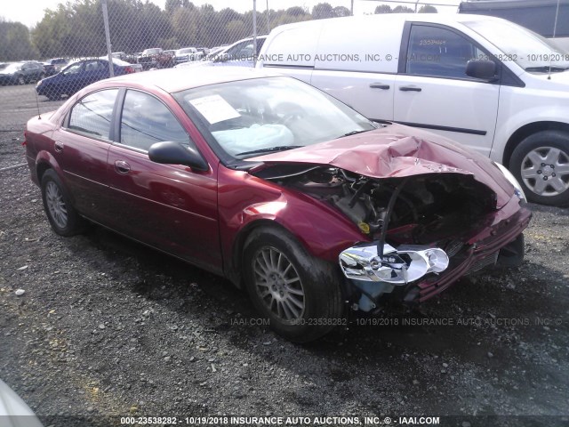 1C3EL56R26N272789 - 2006 CHRYSLER SEBRING TOURING BURGUNDY photo 1