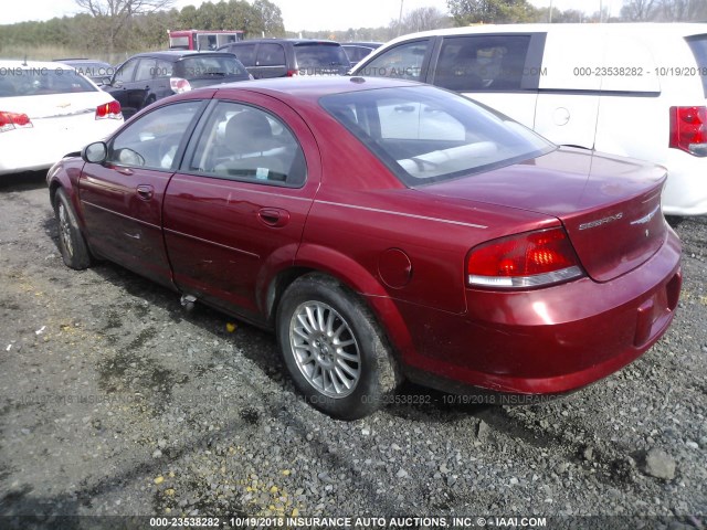 1C3EL56R26N272789 - 2006 CHRYSLER SEBRING TOURING BURGUNDY photo 3