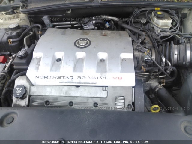 1G6KF57973U203590 - 2003 CADILLAC DEVILLE DTS WHITE photo 10