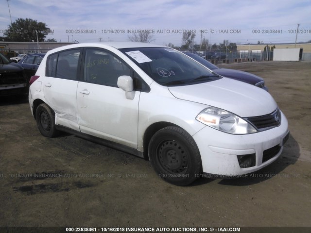 3N1BC1CP1CK811255 - 2012 NISSAN VERSA S/SL WHITE photo 1