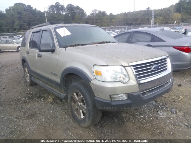 1FMEU63E16UA54375 - 2006 FORD EXPLORER XLT GOLD photo 1