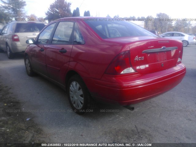 1FAFP34Z14W102495 - 2004 FORD FOCUS SE COMFORT/SE SPORT RED photo 3