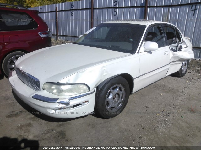 1G4CU5214X4656947 - 1999 BUICK PARK AVENUE ULTRA WHITE photo 2