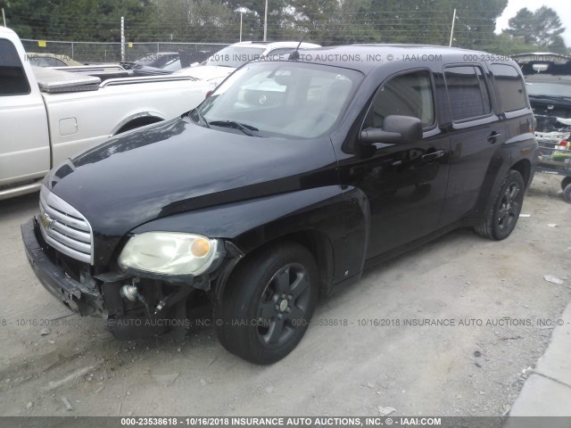 3GNDA13D88S555860 - 2008 CHEVROLET HHR LS Negro foto 2