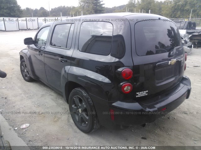 3GNDA13D88S555860 - 2008 CHEVROLET HHR LS Negro foto 3
