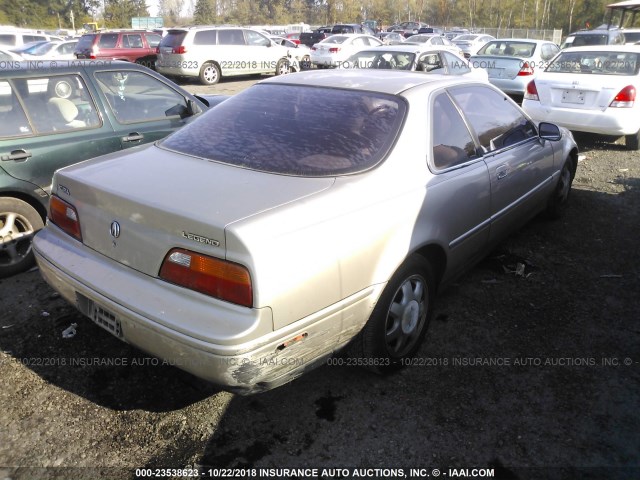 JH4KA8275NC000045 - 1992 ACURA LEGEND LS BEIGE photo 4
