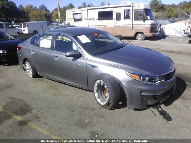 5XXGT4L31JG270289 - 2018 KIA OPTIMA LX/S GRAY photo 1