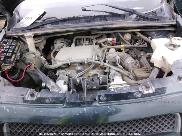 1GNDV23L35D232720 - 2005 CHEVROLET UPLANDER LS GREEN photo 10