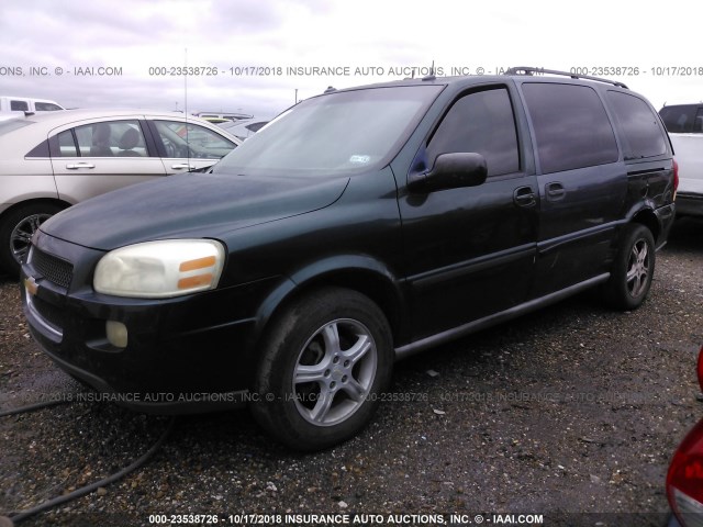 1GNDV23L35D232720 - 2005 CHEVROLET UPLANDER LS GREEN photo 2