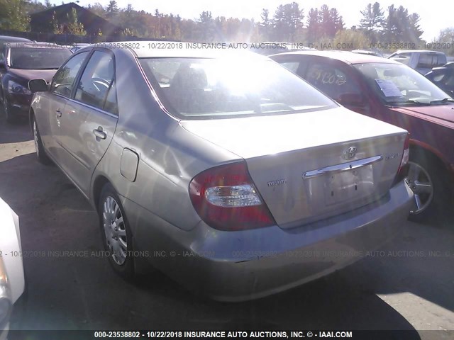 4T1BE32K94U896934 - 2004 TOYOTA CAMRY LE/XLE/SE TAN photo 3