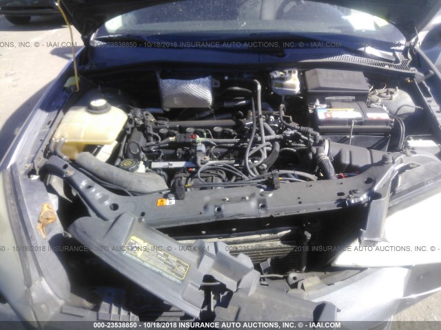 1FAFP31N06W175149 - 2006 FORD FOCUS ZX3 GRAY photo 10
