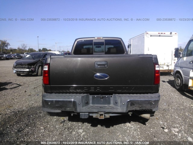 1FTXW43R78EB45615 - 2008 FORD F450 SUPER DUTY BROWN photo 8