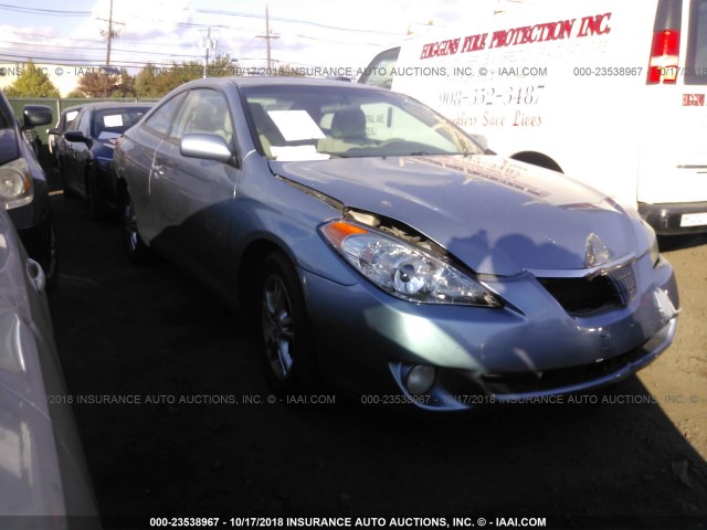 4T1CE38P55U533717 - 2005 TOYOTA CAMRY SOLARA SE/SLE ლურჯი ფოტო 1