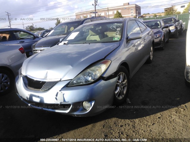 4T1CE38P55U533717 - 2005 TOYOTA CAMRY SOLARA SE/SLE ლურჯი ფოტო 2