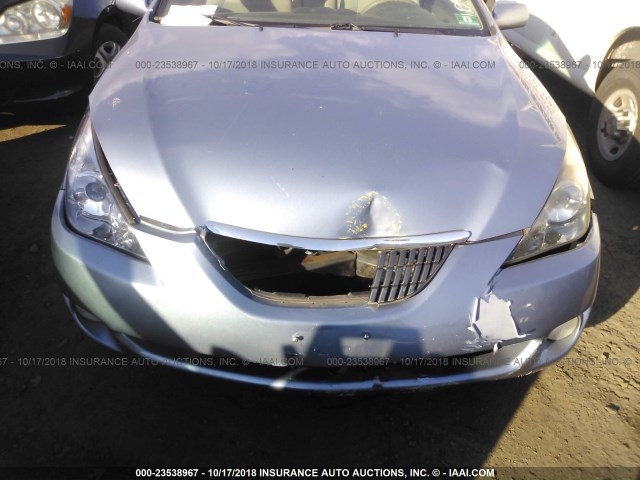 4T1CE38P55U533717 - 2005 TOYOTA CAMRY SOLARA SE/SLE ლურჯი ფოტო 6