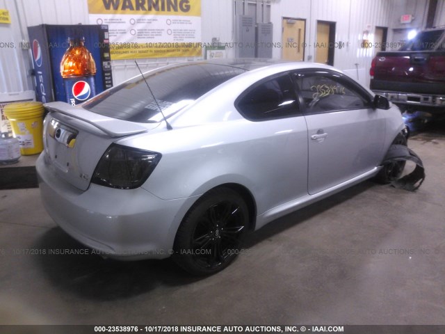 JTKDE177350003759 - 2005 TOYOTA SCION TC 银色 照片 4