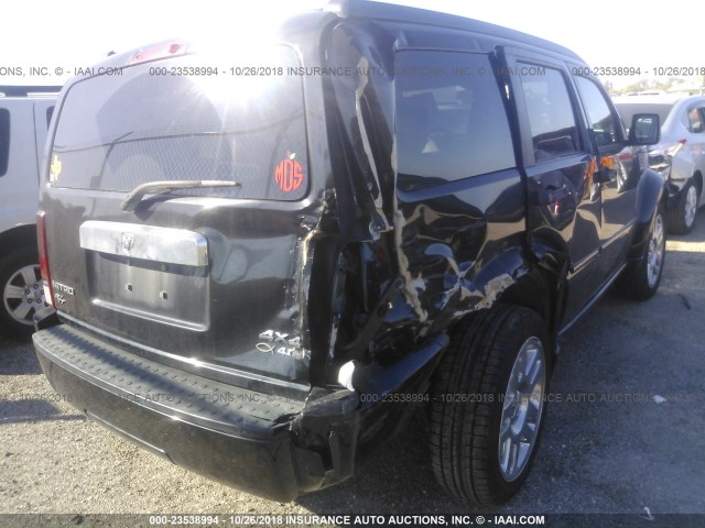 1D8GU58647W727322 - 2007 DODGE NITRO R/T BLACK photo 4