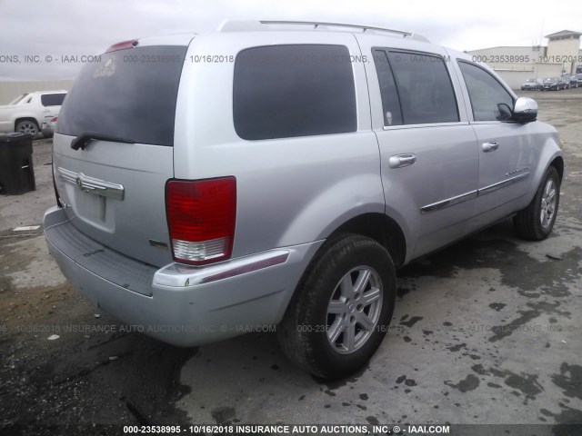 1A8HX58P67F560277 - 2007 CHRYSLER ASPEN LIMITED ვერცხლისფერი ფოტო 4