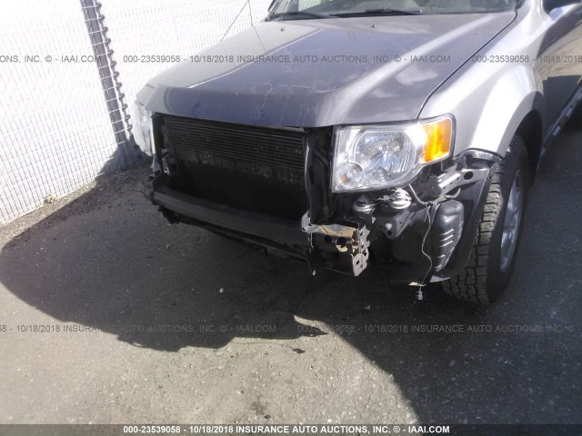 1FMCU9D75CKB06249 - 2012 FORD ESCAPE XLT GRAY photo 6