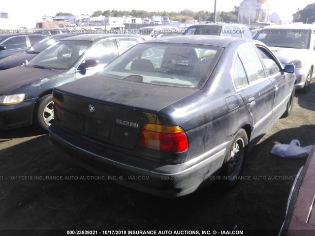 WBADM6337XBY22756 - 1999 BMW 528 I AUTOMATIC BLACK photo 4