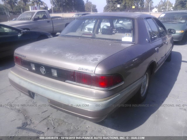 2MELM75W8NX710357 - 1992 MERCURY GRAND MARQUIS LS BROWN photo 4