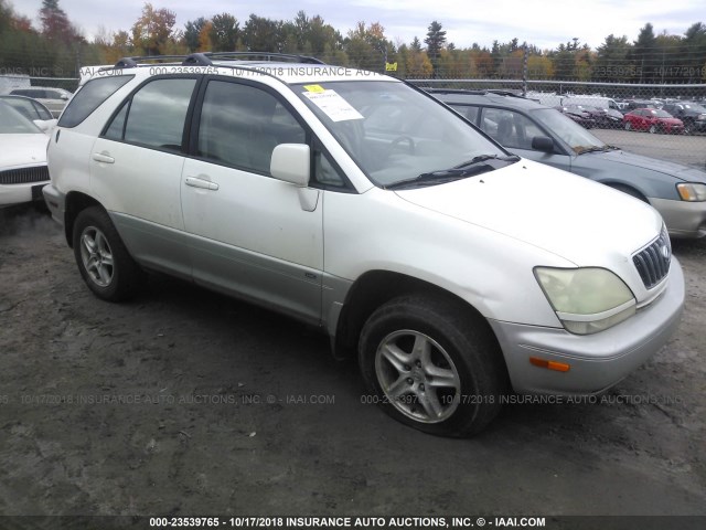 JTJHF10U330296000 - 2003 LEXUS RX 300 WHITE photo 1