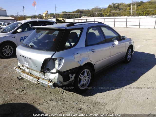 JF1GG29673G802494 - 2003 SUBARU IMPREZA WRX SILVER photo 4