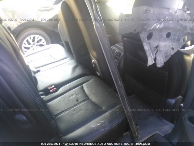 5N1AR2MM4EC614439 - 2014 NISSAN PATHFINDER S/SV/SL/PLATINUM SILVER photo 8