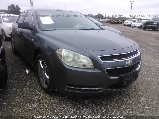 1G1ZG57B28F225139 - 2008 CHEVROLET MALIBU LS ნაცრისფერი ფოტო 1