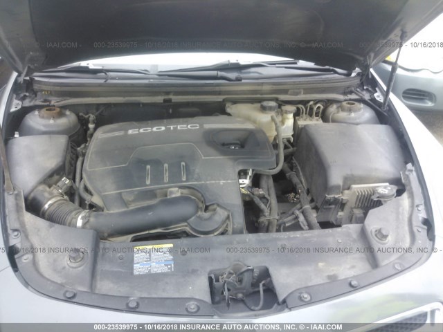 1G1ZG57B28F225139 - 2008 CHEVROLET MALIBU LS ნაცრისფერი ფოტო 10
