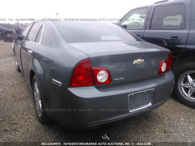 1G1ZG57B28F225139 - 2008 CHEVROLET MALIBU LS ნაცრისფერი ფოტო 3