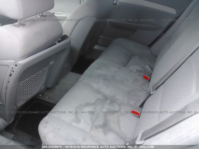 1G1ZG57B28F225139 - 2008 CHEVROLET MALIBU LS ნაცრისფერი ფოტო 8