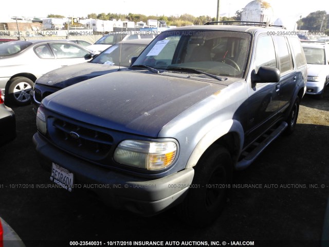 1FMZU62X5YZB72410 - 2000 FORD EXPLORER XLS BLUE photo 2