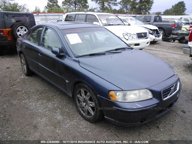 YV1RS592562546321 - 2006 VOLVO S60 2.5T BLUE photo 1