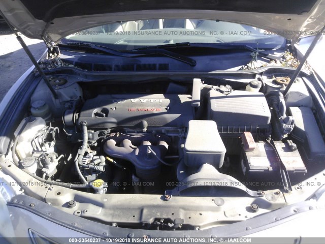 JTNBE46K673018369 - 2007 TOYOTA CAMRY NEW GENERAT CE/LE/XLE/SE BROWN photo 10