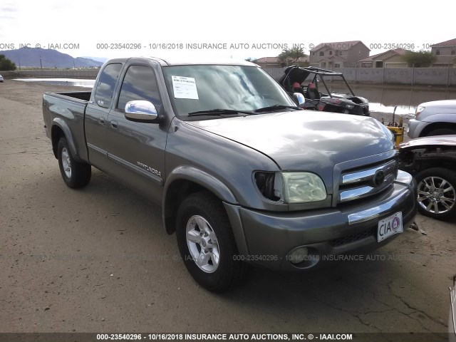 5TBRT34145S458771 - 2005 TOYOTA TUNDRA ACCESS CAB SR5 GRAY photo 1